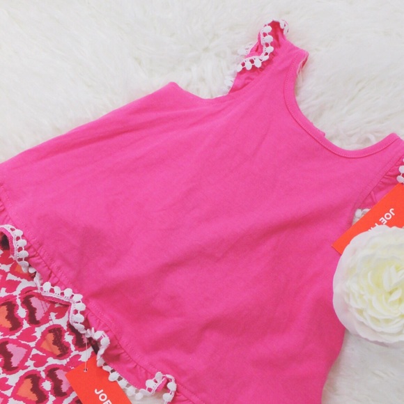 Joe Fresh Other - Joe Fresh Pink Flutter Sleeve Crochet Trim Top